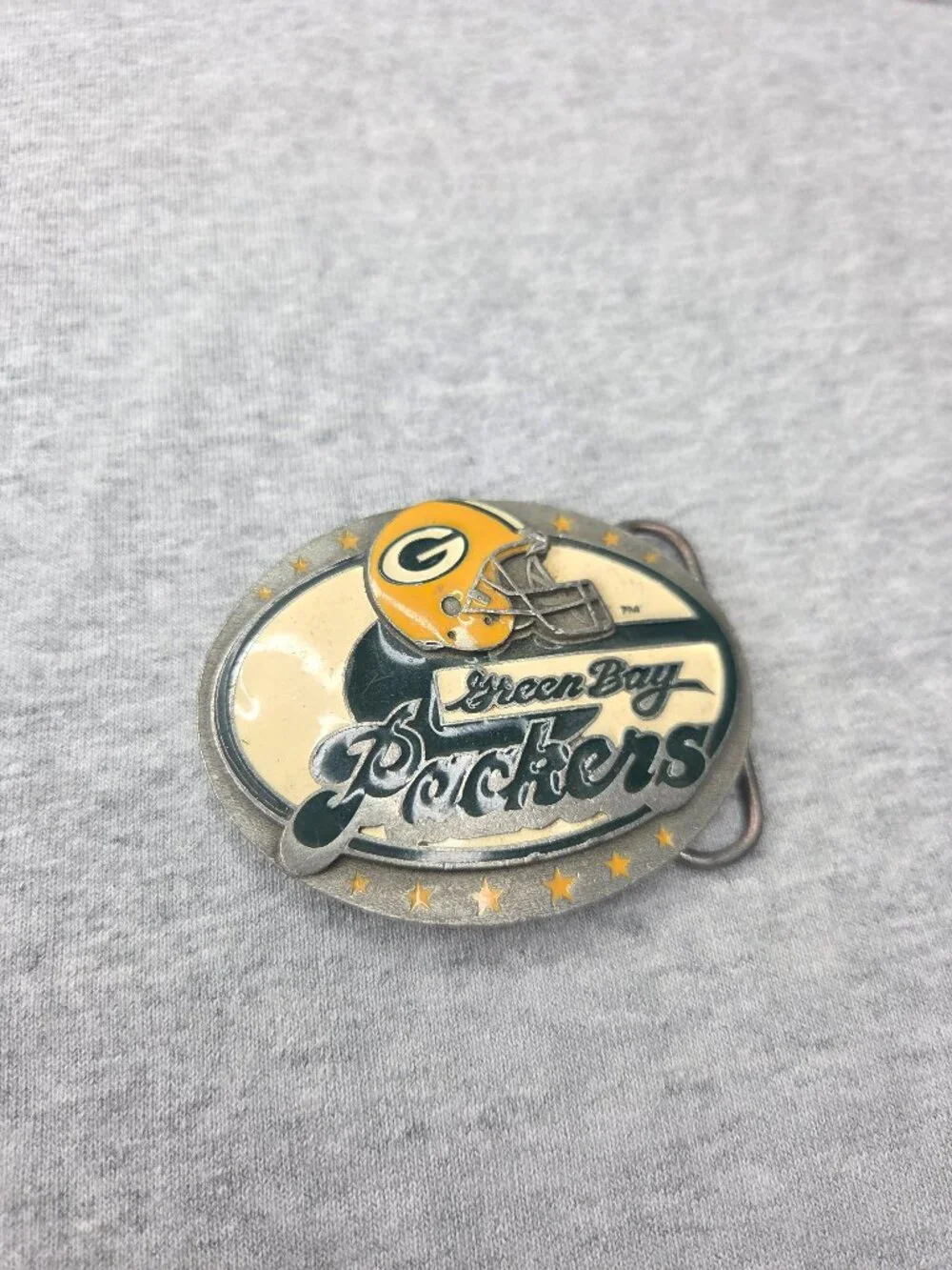 Rare 1997 Siskiyou Green Bay Packers Limited Edition Pewter Belt Buckle NFL USA